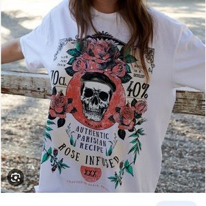 UO Project Social T oversized T shirt dress OS *sold out* Rose Infused